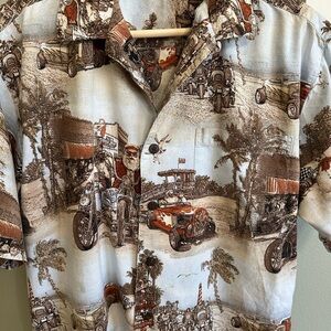Sturgis Motorcycle - Sturgis Santa Button Up Camp Shirt